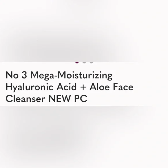 No. 3 Mega-Moisturizing Hyaluronic Acid + Aloe Face Cleanser - Picture 3 of 3